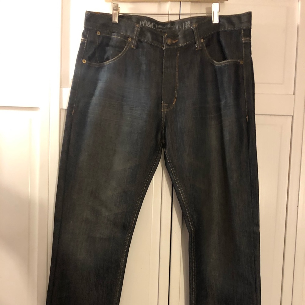 Paper denim straight leg Jeans